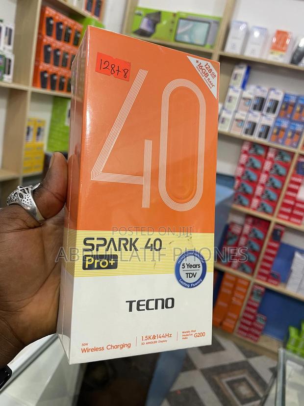 New Tecno Spark 40 Pro+ 128 GB Black