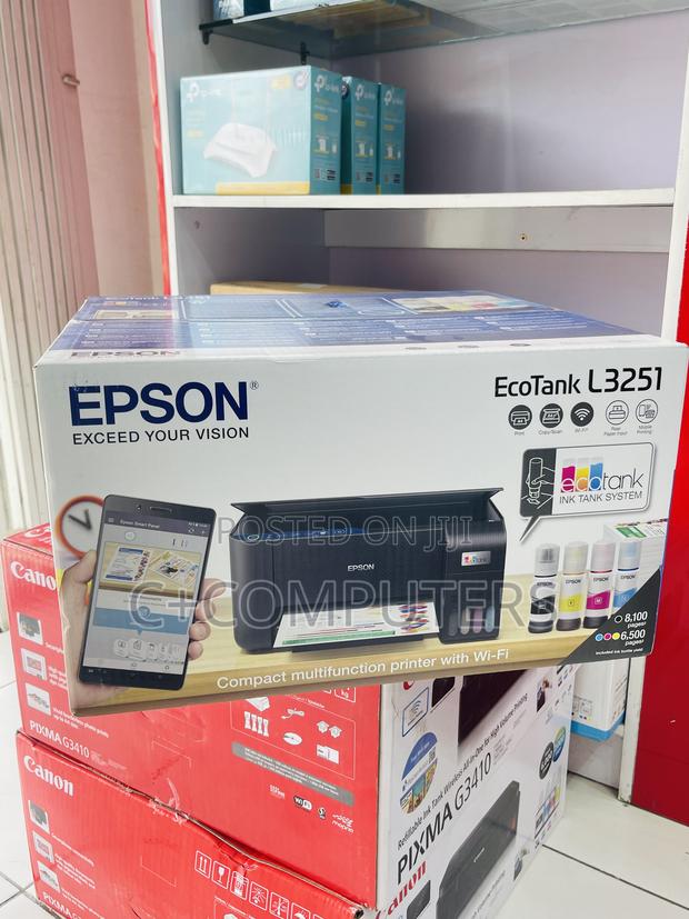 Epson Ecotank L3251 3-in-1 (Print, Scan, Copy) Color Printer photo 3
