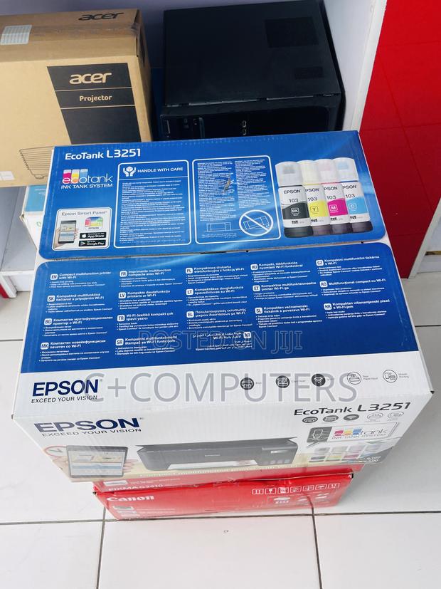 Epson Ecotank L3251 3-in-1 (Print, Scan, Copy) Color Printer photo 4