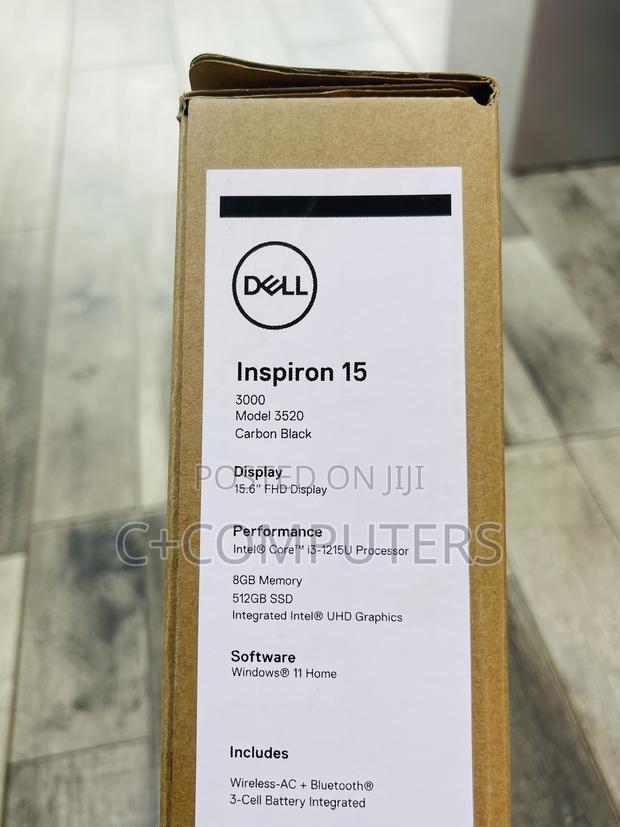 New Laptop Dell Inspiron 15 3000 8GB Intel Core I3 SSD 512GB