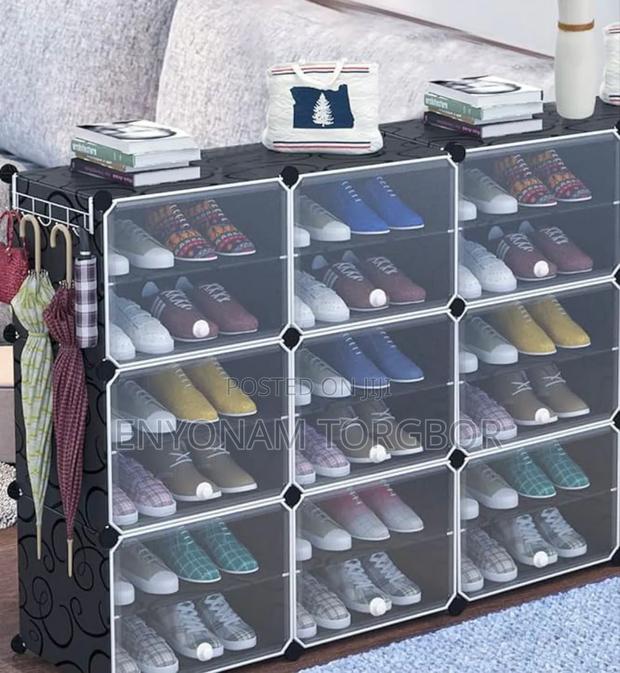 9 Cuboid Shoe Rack