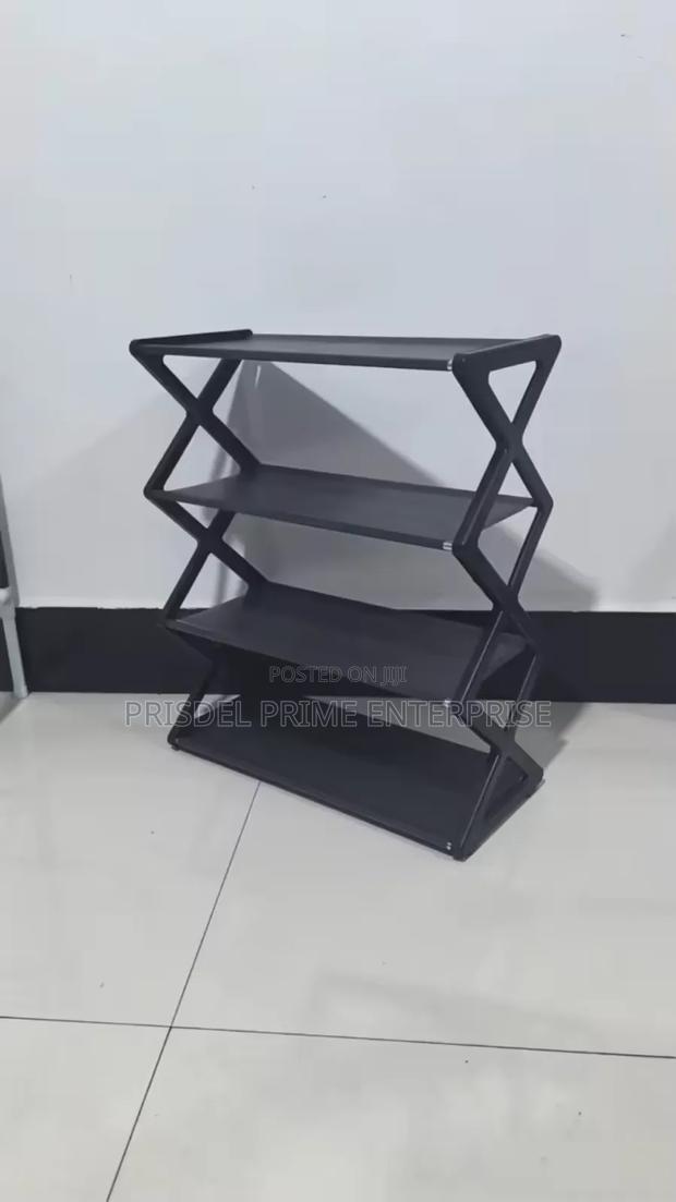 4 Tier Shoe Rack - Black · Photo 4