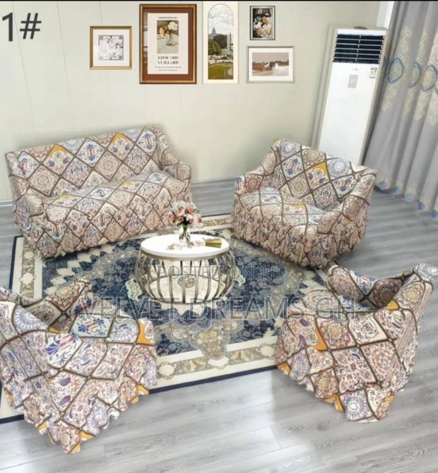 Premium Stretch Sofa Covers Set Elegant Protective photo 7
