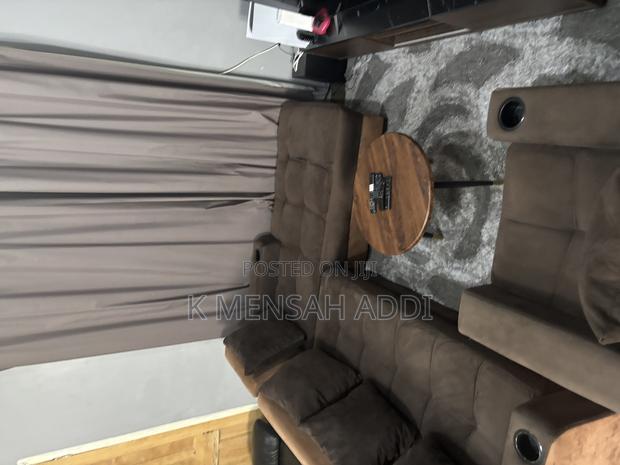 Luxury L-Shaped Recliner Sofa Set With a Single photo 2
