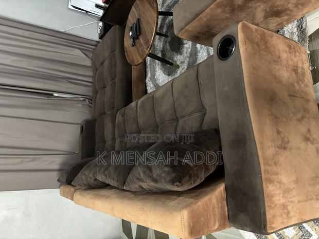 Luxury L-Shaped Recliner Sofa Set With a Single photo 4