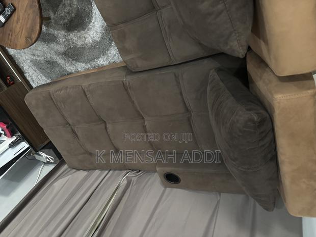 Luxury L-Shaped Recliner Sofa Set With a Single photo 3