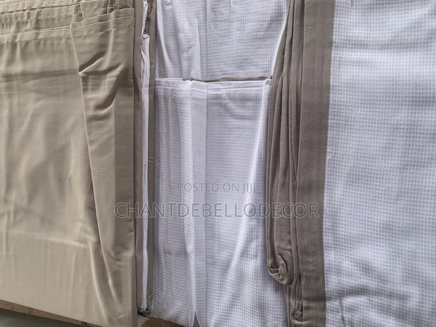 7-piece 300tc Pure Cotton Solid & Waffle Design King Size Duvet Set photo 6