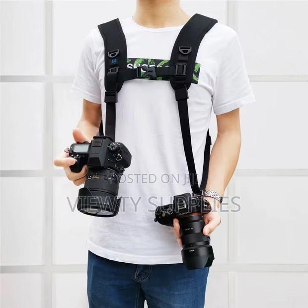 Double Quick Release Shoulder Harness Soft Pad Strap Belt for Cameras photo 5