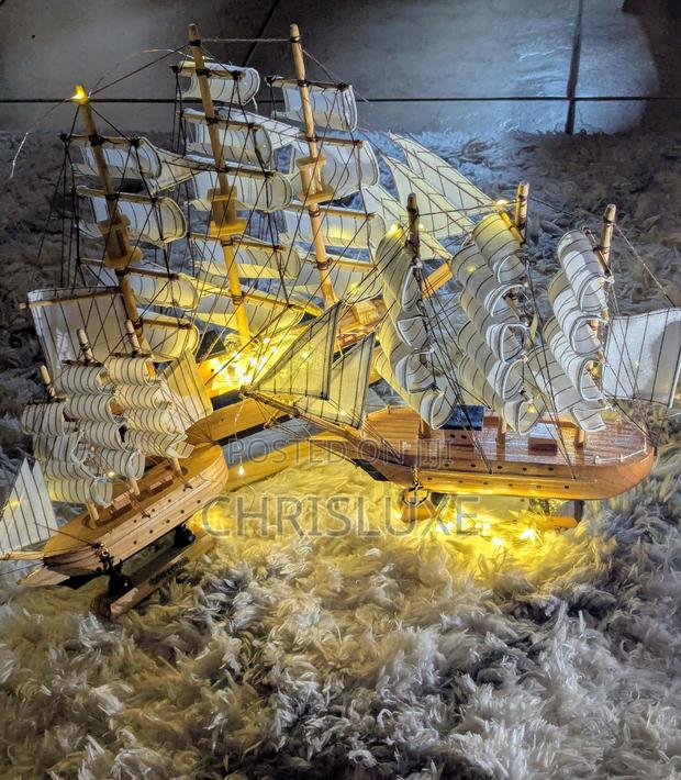 Handcrafted Wooden Ship photo 3