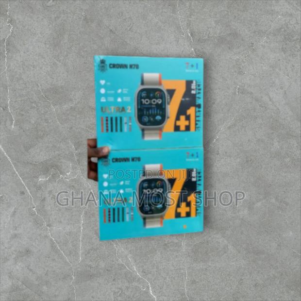 Crown H70 7 +1 Ultra 2 Smart Watch (7 Straps ) photo 2