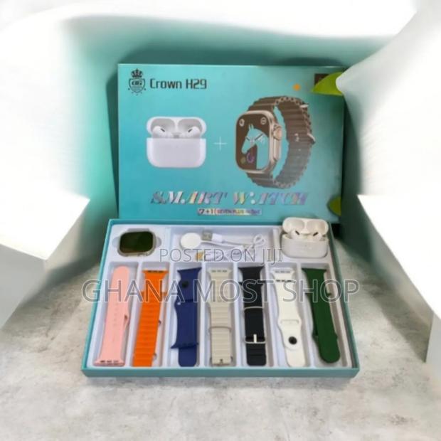 Crown H29 Smart Watch With Airpod 7+1 in Box(937337) photo 2