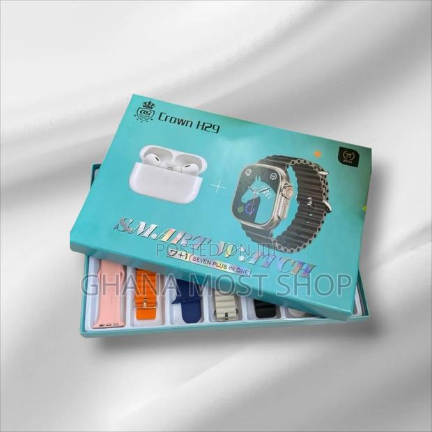 Crown H29 Smart Watch With Airpod 7+1 in Box photo 2