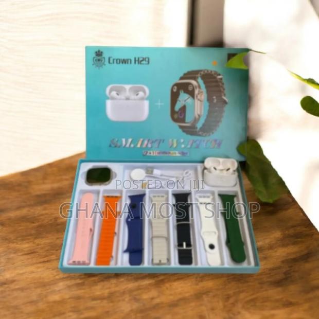 Crown H29 Smart Watch With Airpod 7+1 in Box(974355) photo 2