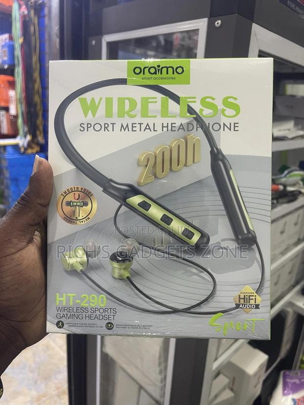 Oraimo Ht-290 Wireless Sport Metal Headphone