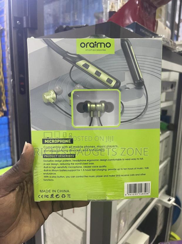 Oraimo Ht-290 Wireless Sport Metal Headphone photo 2