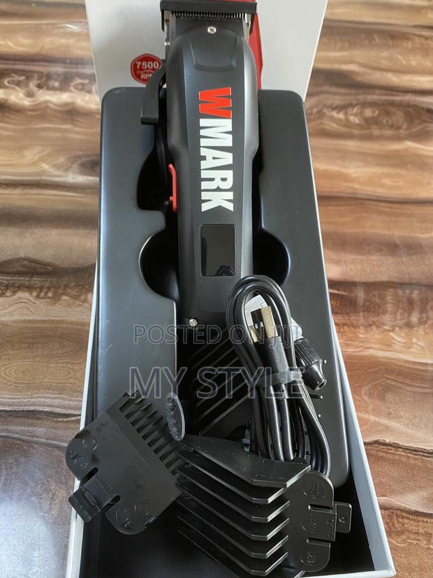 Hair Clipper Wmark Ng-1005 7500 RPM Motor Professional Blade 2000mah photo 2