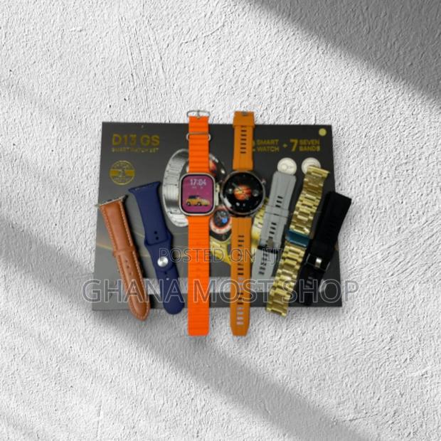 D13-Gs Smart Watch With 2 Smartwatches and 7 Straps(988757) photo 3