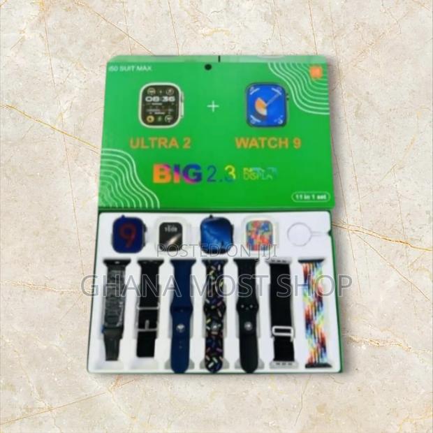 I50 Suit Max (2 Smart Watches + 7 Straps + 2 Chargers)(638384)