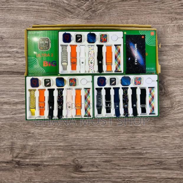 I50 Suit Max (2 Smart Watches + 7 Straps + 2 Chargers)(638384) photo 2