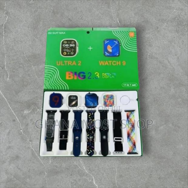 I50 Suit Max (2 Smart Watches + 7 Straps + 2 Chargers) (738363) photo 2