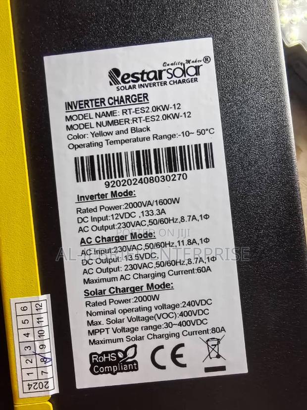 Solar Inverter Charger 2000va photo 3