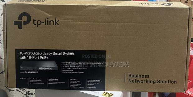 Tp-Link 18-Port Gigabit Easy Smart Switch With 16-Port Poe+ photo 3