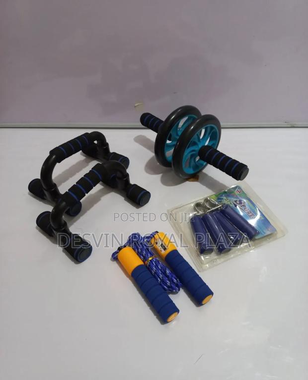 Roller/Hand Grip/Push Up Stand/ Skipping Rope