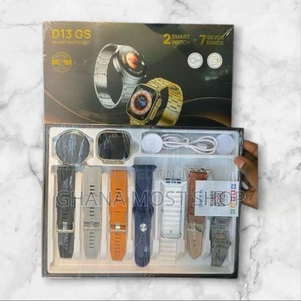 D13-Gs Smart Watch With 2 Smartwatches and 7 Straps(638383)