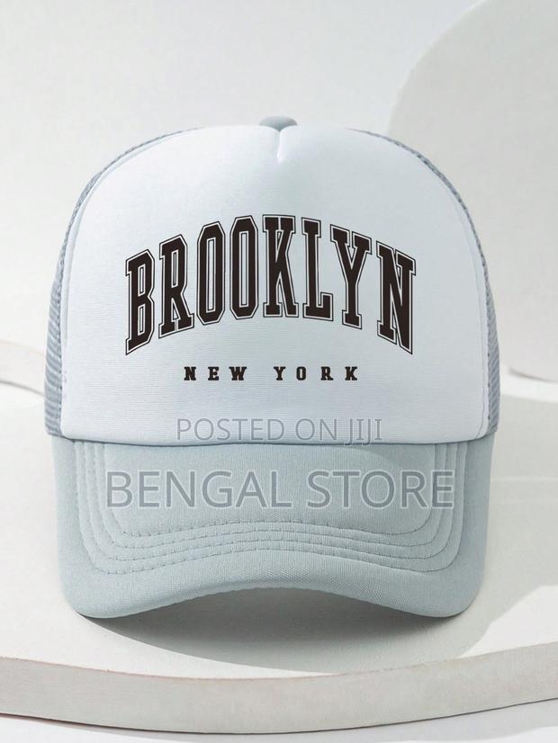 Gray Brooklyn Trucker Cap