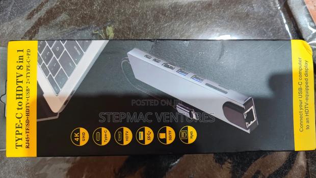 8 in 1 Type C to Hdmi and Lan · Photo 3