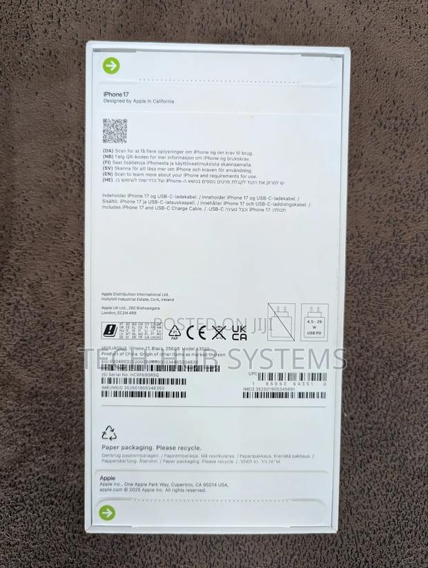 New Apple iPhone 17 256 GB Black photo 2