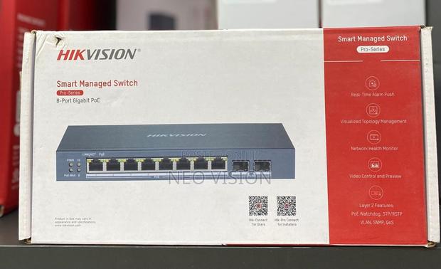Hikvision 8-port Gigabit Managed Poe Switch
