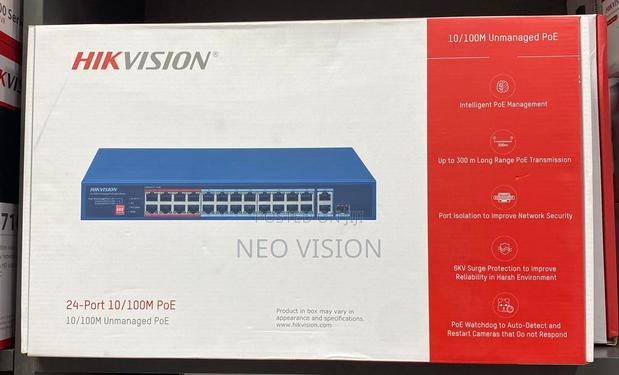 Hikvision 24 Port Unmanaged Poe Switch