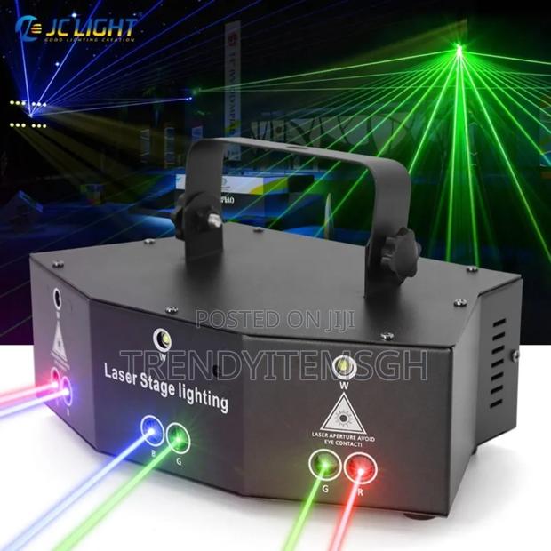 9 Eye Laser Projector Light Strobe Disco Party Light photo 4