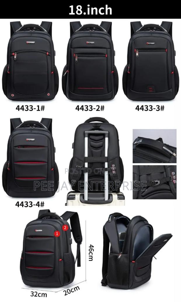 Water Repellant Durable Unisex Computer Bag With Pockets for Travel