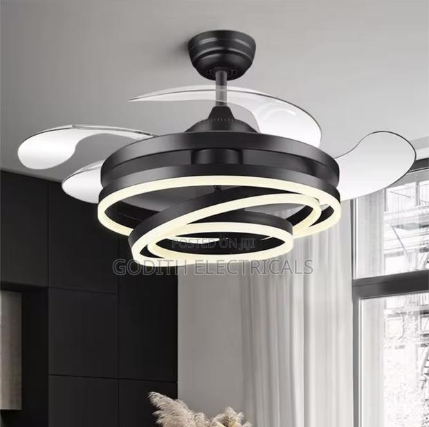 Fan With Light 3 Colors With Bluetooth Speaker