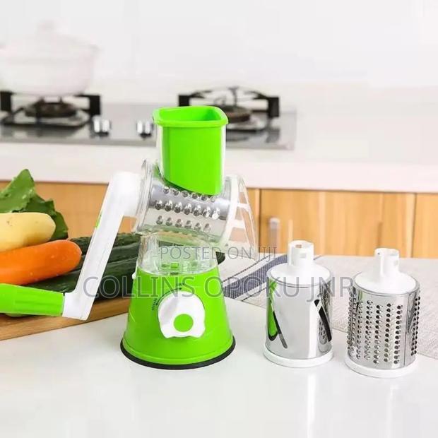 Cheese Grater Rotary Handheld Vegetable Slicer, Shredder Family Cook photo 3