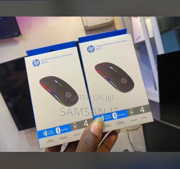 Rechargeable Hp Wireless (2.4ghz +Bluetooth) RGB Light Mouse