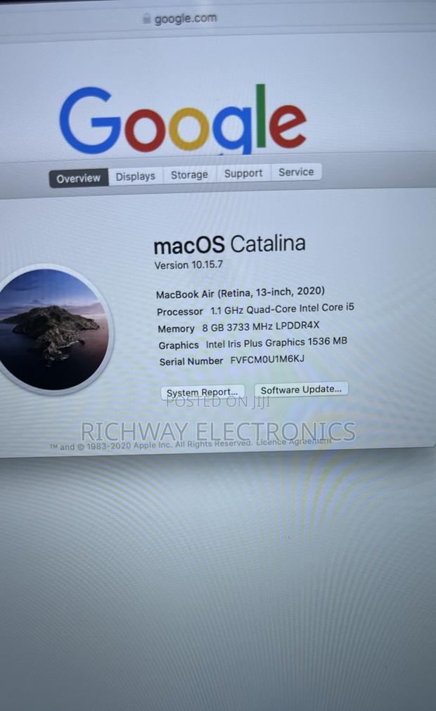 Laptop Apple MacBook Air 2020 8GB Intel Core I5 SSD 512GB photo 3