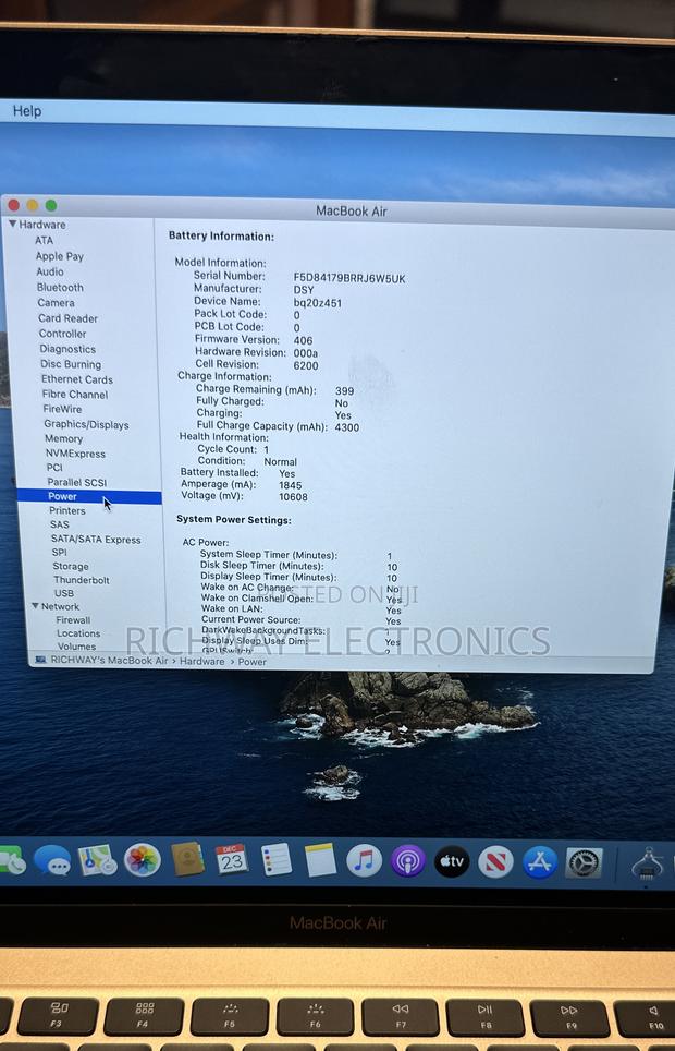 Laptop Apple MacBook Air 2020 8GB Intel Core I5 SSD 512GB photo 5