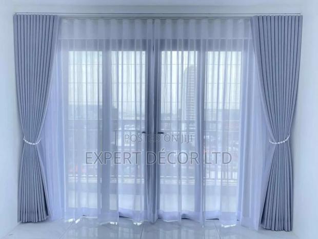 Elegant Curtains Installed at Airports Residencial Area