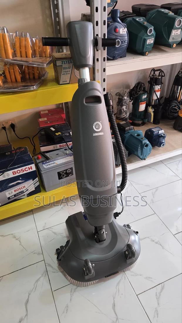 Cordless Floor Scrubbing Machine for Home Cleaning Purposes. photo 2