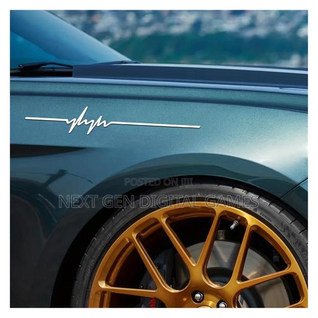 Ecg Strip Car Sticker
