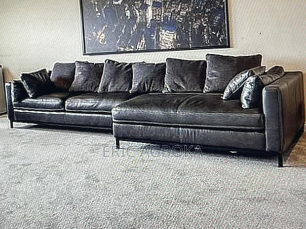 Contemporary Leather Sofa