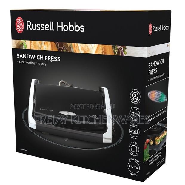 Russell Hobbs 4 Slice Sandwich Press Black photo 3