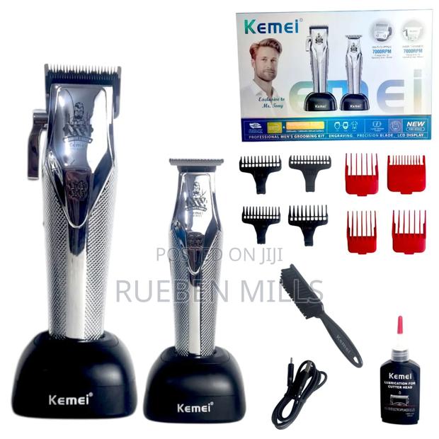 Buy Online at Best Price Kemei Km-8565 2 in 1 Barbering Machine photo 2