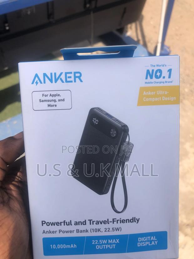 Anker Power Bank 10,000 Mah Pocket Size in Stock photo 2