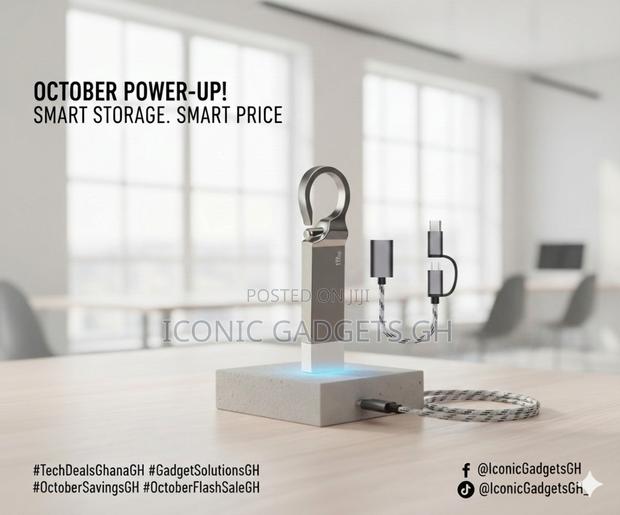 High-Speed 128gb Metal Usb Flash Drive With Keyring Loop