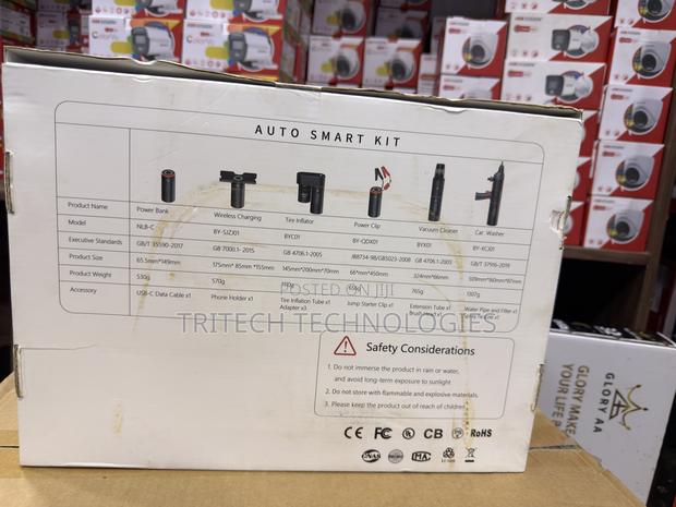 6-in-1 Tesla Jump Starter Kit With 100w Pressure Washer 19000p photo 2