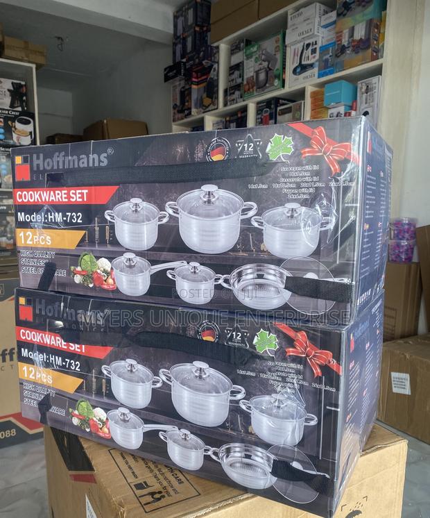 Classy 12pcs Hoffmans Stainless Steel Cookware · Photo 2